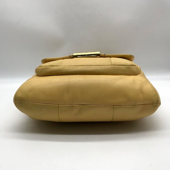 Coach Yellow Leather Kristen Covertible Hobo Bag F22306 - Picture 5 of 11